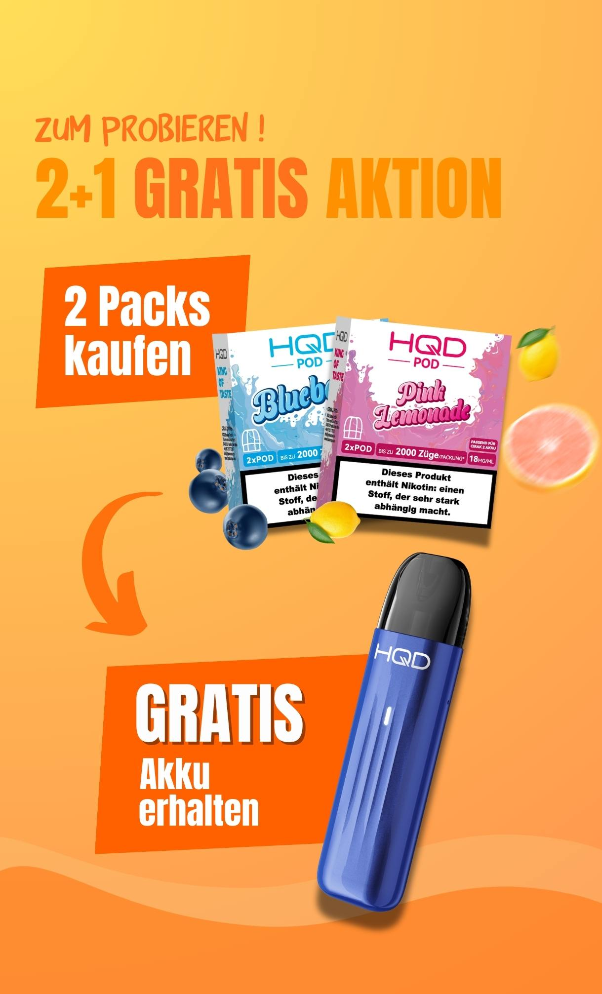 2+1 Gratis Aktion