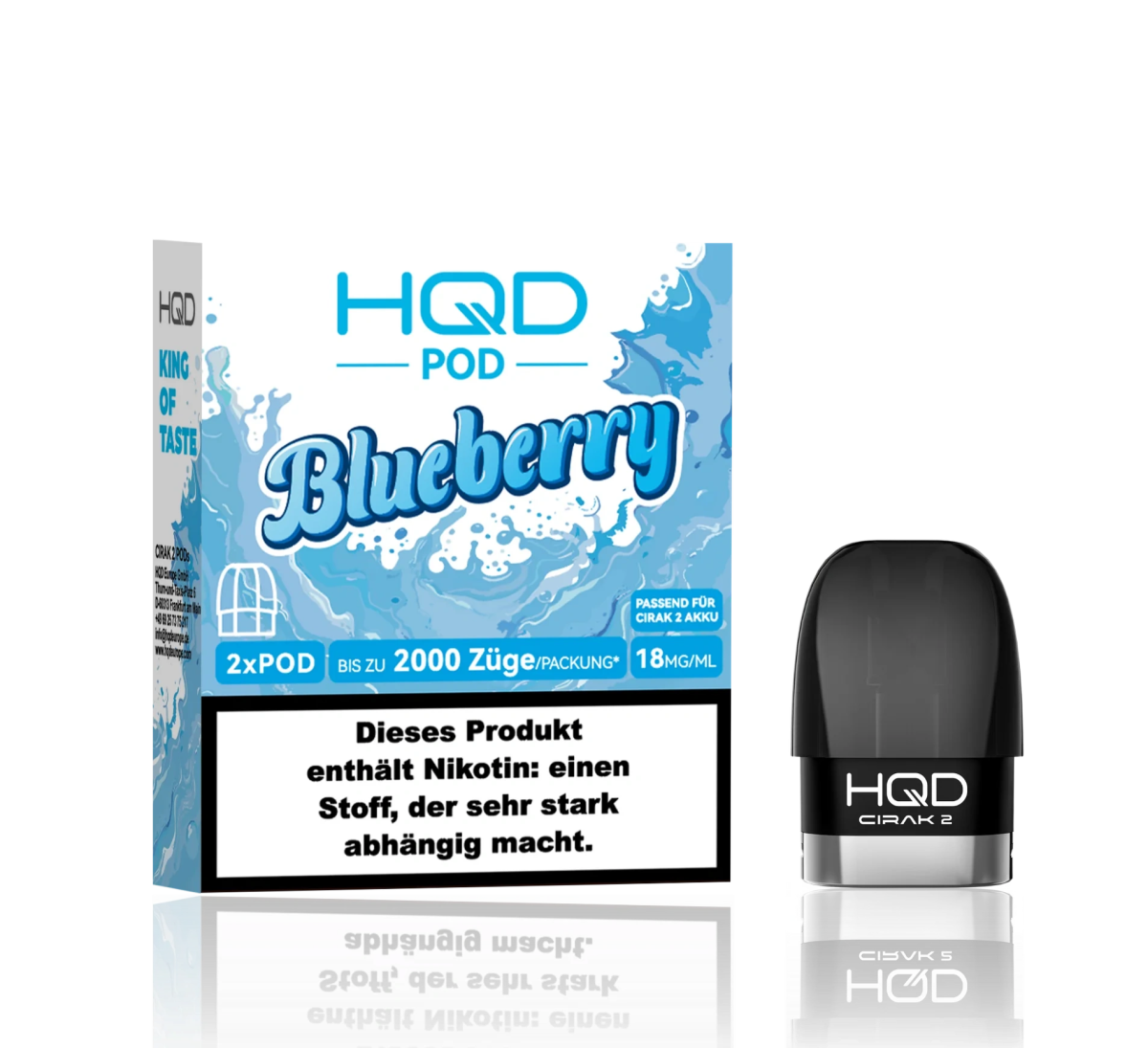 HQD CIRAK 2 Pod Blueberry » Pod System ab 7,99€ ✓