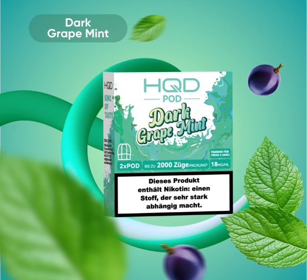 HQD CIRAK 2 Pod Dark Grape Mint » Pod System ab 7,99€ ✓