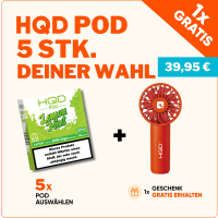 HQD POD - 5 Sorten Deiner Wahl!