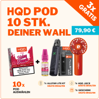 HQD POD - 10 Sorten Deiner Wahl!