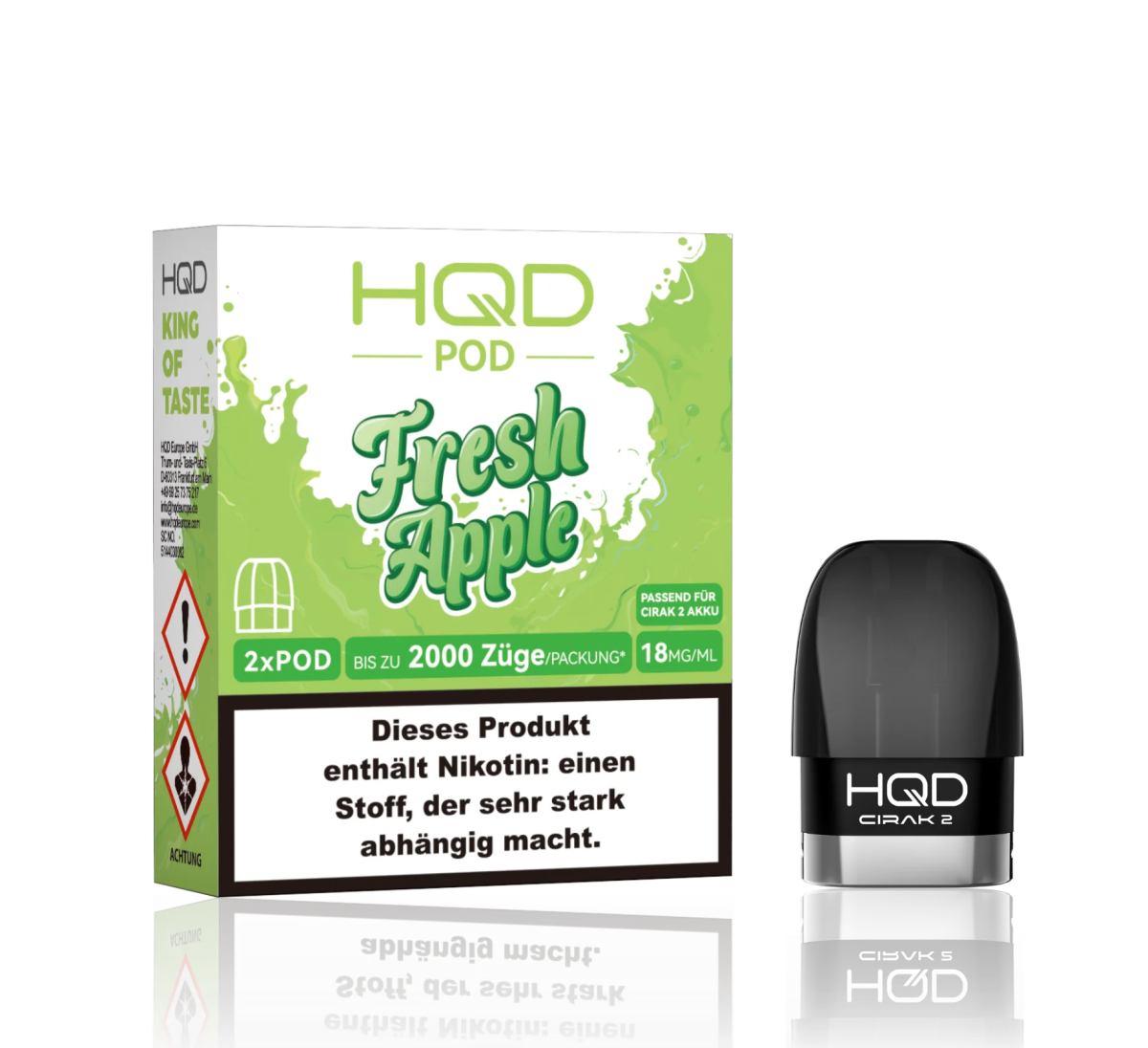 hqd cirak 2 pod HQD Cirak Pods 2x2ml Blackberry Ice 18mg online kaufen main image 0
