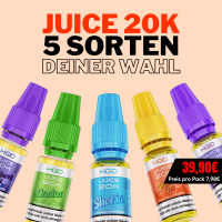 SHISHA 20K - Mix & Match - 5x Juice 20K deiner Wahl!