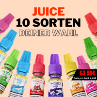 JUICE - Mix & Match - 10 Sorten deiner Wahl!