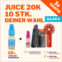 JUICE 20K - 10 Sorten Deiner Wahl!